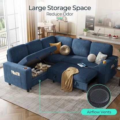 LINSY HOME Sleeper Sofa Bed - Image 5