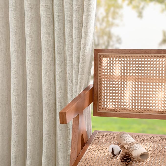 YoungsTex Linen Cafe Curtains 36 Inch Length - Image 7