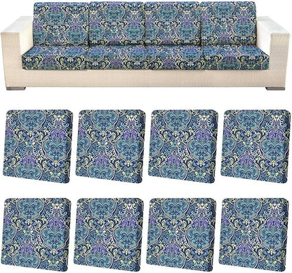 8Pcs Patio Cushion Covers Stretch Outdoor Furniture Protector Slipcovers | by pickyNproud