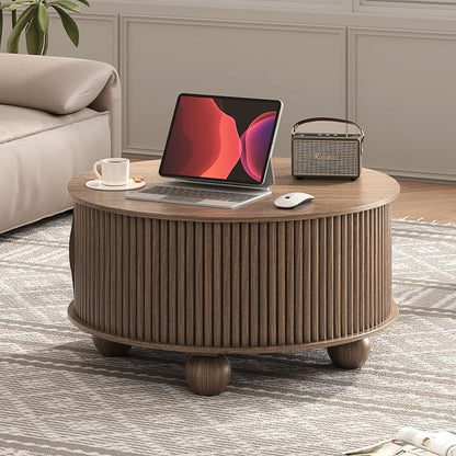 SULIVES Round Coffee Table - Image 5
