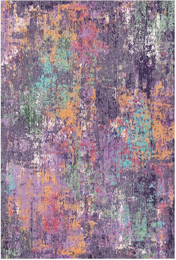 RELEANY Washable Runner 2'x6' Abstract Area Rug - Image 9