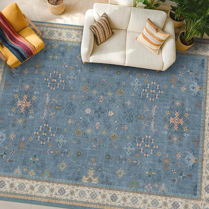 Blue Big Rugs for Living Room - Image 9