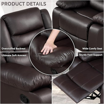PrimeZone Oversized Rocker Recliner Chair - Image 8