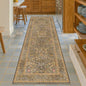 Non Slip 2x8 Gold Brown Long Runner Rug, Washable Runner Rug by HazoHaus