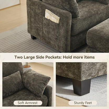 WUTUTUEE 57.5" Oversized Chaise Lounge - Image 4