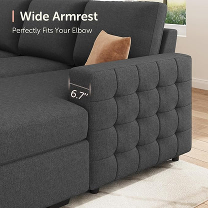 HONBAY Sectional Sleeper Sofa - Image 4