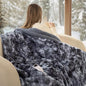 Bedsure Faux Fur Heated Blanket Throw Blanket, Fast Heating Electric Blanket by Unknown
