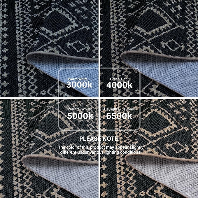 Lahome Boho Western Balcony Rug, Western Geometric Print Front Door Carpet - Image 6
