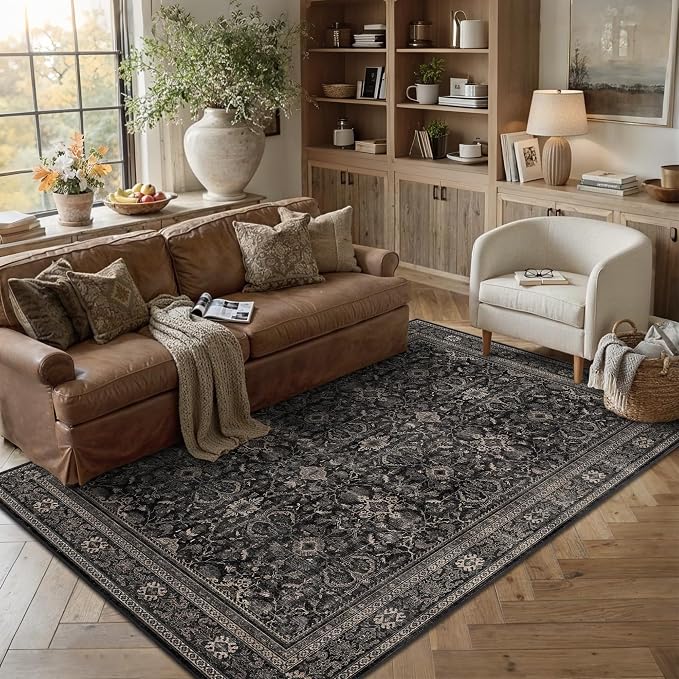 Schweek 5x7 Washable Area Rugs Non Slip Rug by Schweek