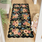 DUKINO 2x5 Washable Runner Rug, Floral Non Slip Rug by DUKINO