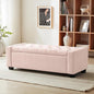 Huatean Home 48" Ottoman with Storage, Upholstered Entryway Bench with Seating by huateanhome