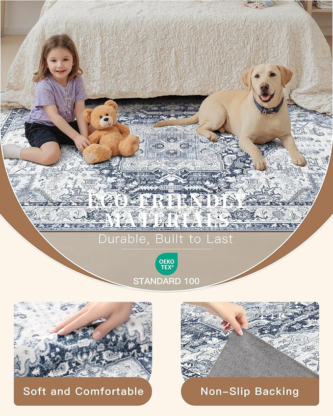 Madane Hallway Runner Rug 2x8 Washable Kitchen Rugs Non-Slip, Soft Ultra-Thin - Image 6