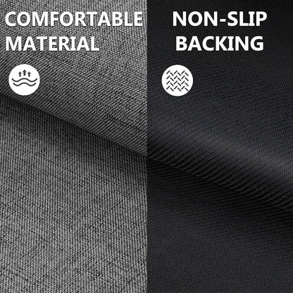 Ultra Thin Indoor Door Mat 24"x47", Non Slip Doormats, Rubber Backing, - Image 4