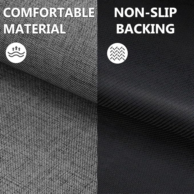 Ultra Thin Indoor Door Mat 24"x36", Non Slip Doormats, Rubber Backing, - Image 4
