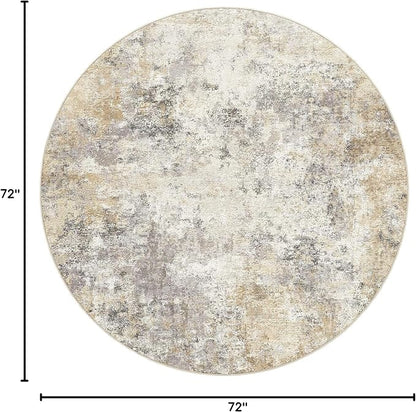 UERMEI 6ft Round Area Rug Living Room Rugs - Image 2