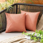 MIULEE Pack of 2 Decorative Outdoor Solid Waterproof Throw Pillow Covers Spring by MIULEE