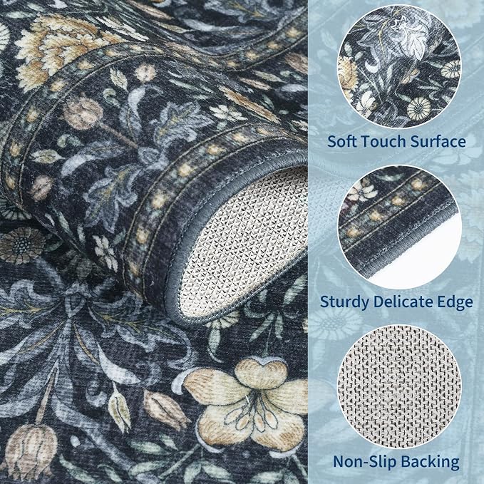 GarveeHome Small Entryway Rug, 2x3 Washable Front Door Rug Indoor Entrance - Image 4