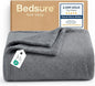 Bedsure GentleSoft Fleece Blanket Twin Size Grey by Unknown