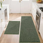 BEQHAUSE Kitchen Rugs and Mats 2PCS Non-Slip, Machine Washable Rugs by BEQHAUSE