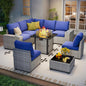 9 Piece Outdoor Patio Furniture Set by Olimix