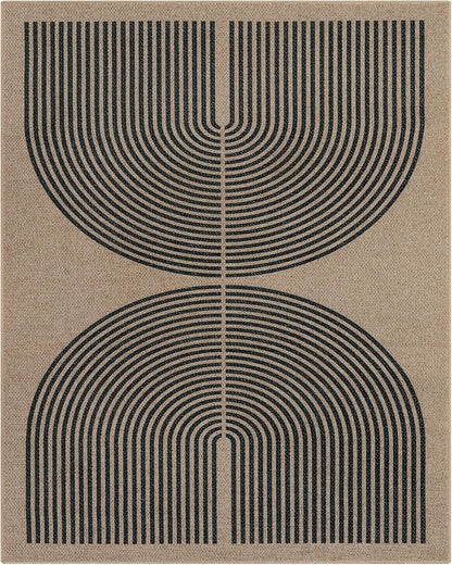 Lahome Enfys Modern Rainbow Easy Jute Carpet, 8x10 Living Room Rugs Indoor - Image 6