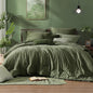 Monbix King Size Comforter Set, Olive Green King Bed Set Reversible, King Size by Monbix