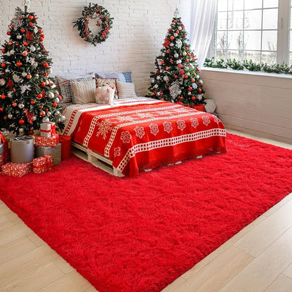 Chicrug Soft Area Rugs for Bedroom Living Room Plush Fluffy Rug 3x5 | Shag - Image 4