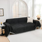 MYSKY HOME Black Chenille Sofa Slipcover Couch Covers by MYSKYHOME