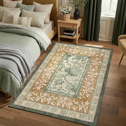 GarveeHome Terracotta Olive Sage Green 8x10 Area Rugs - Image 2