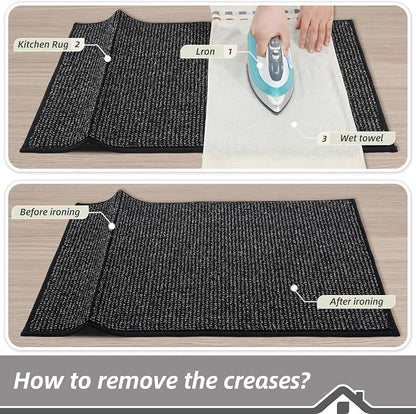 BEQHAUSE Kitchen Rugs 32"x48", Non-Slip Kitchen Mats - Image 9