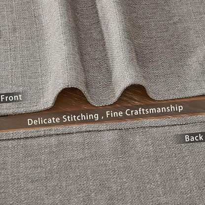 BALCONY & FALCON Placemats Set of 6 Faux Linen Cloth Place Mats Washable - Image 4