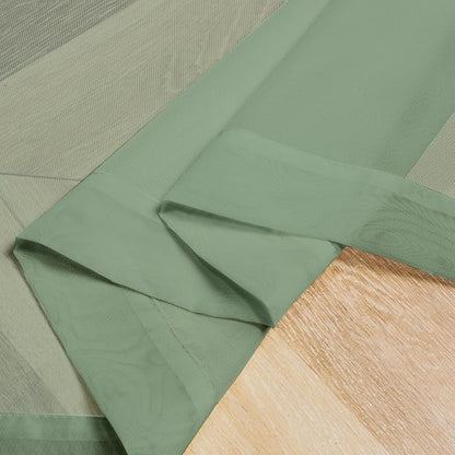 Chyhomenyc Sage Green Sheer Valances - Image 9