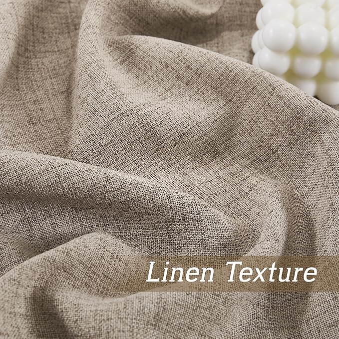 RYB HOME Sheer Curtains 102 inches, Extra Long Floor to Ceiling Curtains | Half - Image 4