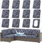 Waterproof Outdoor Cushion Covers, Stretch Patio Slipcovers | UV Resistant by hyha