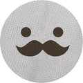 58.5mm Espresso Puck Screen, Lower Shower Screen, Metal Coffee Reusable Filter for 58mm Espresso Portafilter Basket, 1.7 Thickness(Mustache)