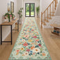 DUKINO 3x20 Runner Rug for Hallway, Floral Washable Long Runner Rug, Low Pile by DUKINO