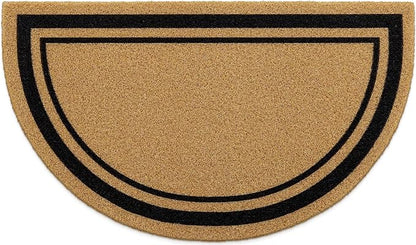 OLANLY Half Circle Front Door Mat, Low Profile Doormat, Stain and Fade Resistant by OLANLY