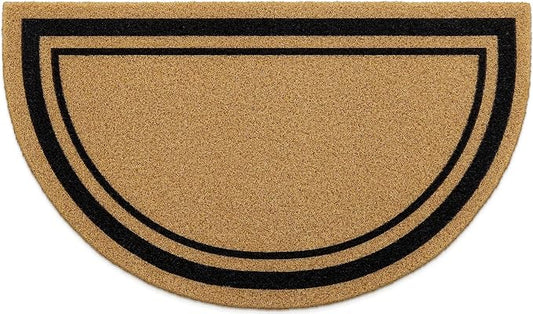 OLANLY Half Circle Front Door Mat, Low Profile Doormat, Stain and Fade Resistant by OLANLY