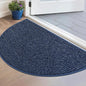 BEQHAUSE Dirt Trapper Door Mat 17" x 30" Half Circle Non Slip Rugs, Absorbent by BEQHAUSE
