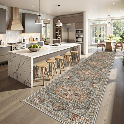 Hallway Runner Rug 2x12 Extra Long Washable Runner, Non Slip Runner - Image 3