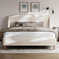 Christopher Knight Home Hazel King Size Bed Frame, Upholstered Platform Bed by ChristopherKnightHome