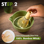 Matcha Whisk Set-Japanese Matcha Tea Kit includes Matcha Bowl with Spout,Matcha Whisk,Holder,Scoop,Sifter,Matcha Set for Making Matcha Latte,Tea Ceremony,Gifts for Family for Christmas Birthday