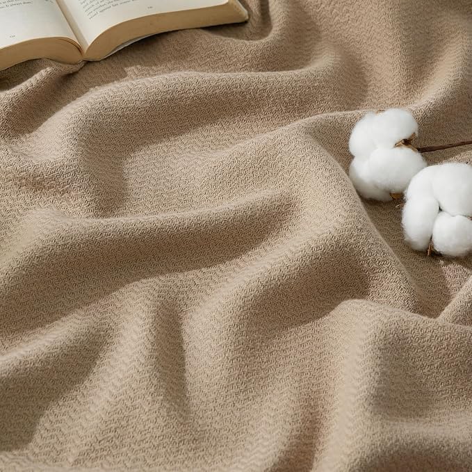 Bedsure GentleSoft 100% Cotton Blanket Full Size by Unknown