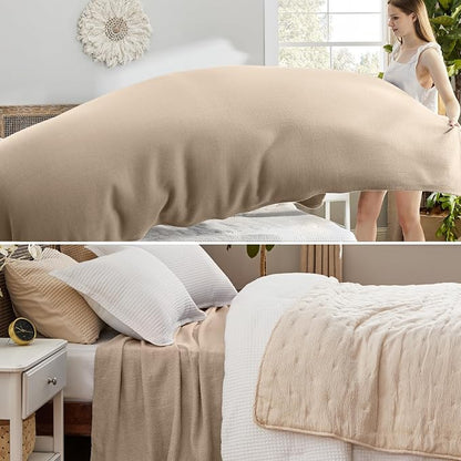 Bedsure GentleSoft 100% Cotton Blanket Queen Size - Image 4