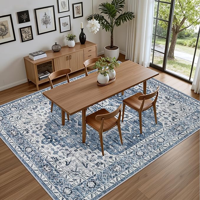 3x5 Area Rugs Living Room: Washable Vintage Rug - Image 5