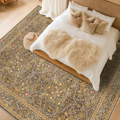 Boho 7x9 Brown Rug for Living Room - Image 6