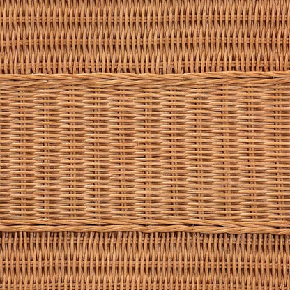 HomeStock Bohemian Side TableRattan & Wood Accent TableHoney Finish26 x 16 x 25 - Image 6