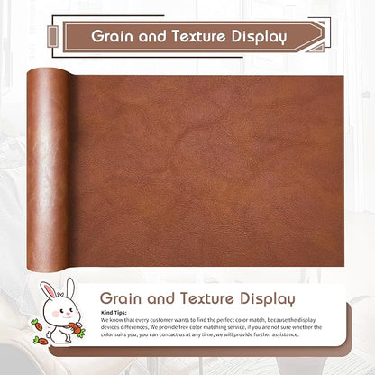 KING MOUNTAIN Leather Repair Patch, 12 x 60 Inches self Adhesive Leather Repair - Image 2