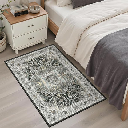 Madane Washable Area Rug 2x3 Small Entryway Rugs, Non-Slip Floor Carpet - Image 3