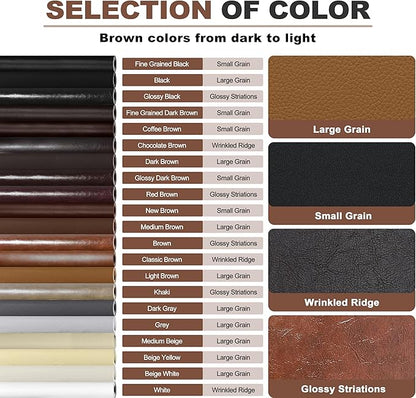KING MOUNTAIN Leather Repair Patch, 12 x 60 Inches self Adhesive Leather Repair - Image 7
